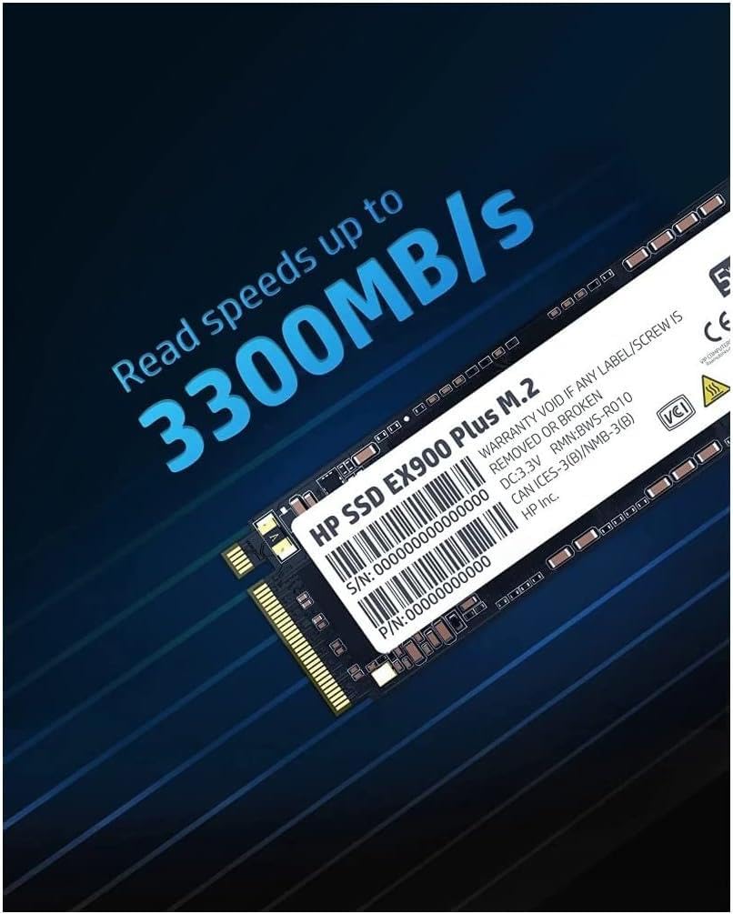 Amazon.in: Buy HP EX900 PLUS 2TB 3300/2800MB/s 3D NAND M.2 PCIe